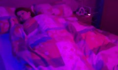 BBW masturbating in bed