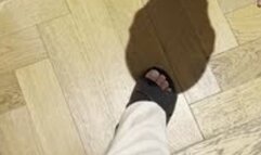 foot slave under mistress feet worship and humiliation