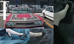 Third Time's the Charm in Pantyhose and Patent Leather Stiletto Pumps (mp4 1080p)