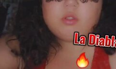 Bbw Diabla makes fun of your tiny prick