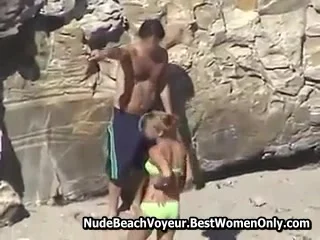 Amateur Just Married Couple Fucks Nudist Beach Spycam Porn Video