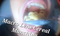 Macro Lens Cereal Eating