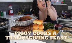 Piggy Cooks A Feast * Thanksgiving Cooking Vlog