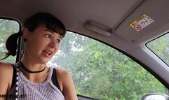 In a Car Blowjob