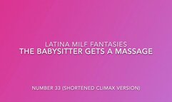Climax Clip From The Babysitter Gets A Massage
