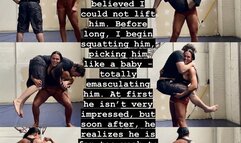 Gym Bro Gets Emasculated! Lift & Carry / Muscle Worship