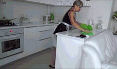 Poor maid lift and carry her boss RPp