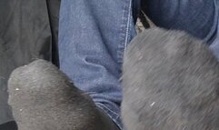 Sniffing and spitting on size 13 feet