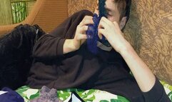 Collection of women's worn panties MP4