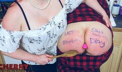 Humiliating Kitchen Punishment for Missy