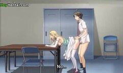 Hot college girl fucked in stockings