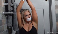 Brook & Mya in: Gorgeous Femme Fatale Cop Poseur Grets Captured & the Highly Amused Burglar Leaves Something Special for the REAL Police to Discover!