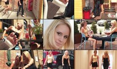 Stella SLWC with Heel Bar (Term) Dirty Cast Foot at the Cafe (in HD 1920X1080)