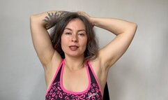 she doesn't shave her armpits because you go crazy about them mov