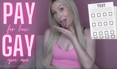 Pay For How GAY You Are