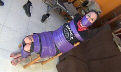 Sibyl tied up and gagged by Dyanne!