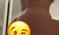 TOPLESS ass worship JOI EDGING