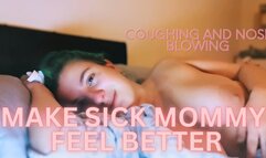 Step-Mommy needs a hug while she's ill