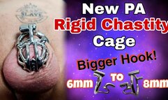 Sizing up Zero's Chastity Cage! New Rigid Chastity Prince Albert Cage - Upgrading Gauge to 0