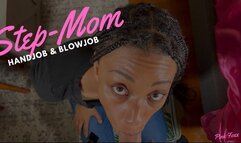 Step-Mom Handjob & Blowjob
