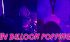 UV Balloon Popping and Face Sitting ft Mistress Patricia
