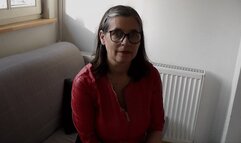 Teasing you in a red jacket (2021) (MP4)