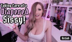 Taking Care of a Diapered Sissy!