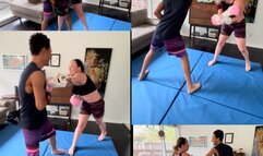 Sassy savage vs x-man competitive boxing