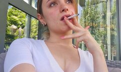 2 Cigarettes at once ,Since I haven't smoked alll day long