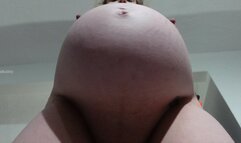 Pregnant Belly Jiggling 39 Weeks