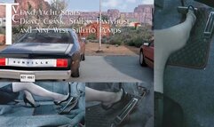 Land Yacht Series: Drive, Crank, Stall in Pantyhose and Nine West Stiletto Pumps (mp4 1080p)