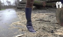 Heeled Wellies at work 2