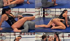 Headscissor Knock Out! - Roleplay - Sensual Femdom - Face Sitting - Ass Smothering - Mixed Wrestling - Muscular Wrestler