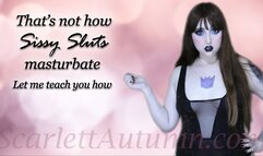 Masturbate in the proper Sissy way - MP4 SD 480p