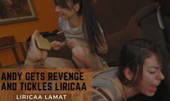 Andy gets revenge and tickles Liricaa