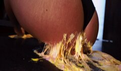 Stuck in sticky monster cum SD