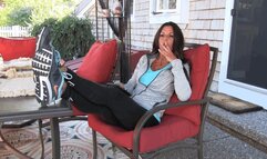 Smoking Bare Feet - Brooke