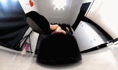 NEW Winter black sponge sole sandals 360VR