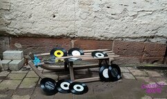 Sneaker-Girl Darleen - Destroy some old vinyl records with Boots