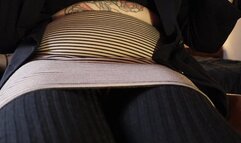 HAIRY UNDER DESK UPSKIRT LUSH VIBE SQUIRT