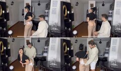 4K Stepdaddy destroys my panties with hard wedgies