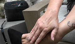 Dangling and Shoeplay Tease featuring Goddess Rhonda - 720 HD WMV