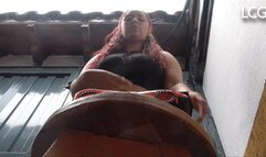 Karin Destroys Red Car In Parking