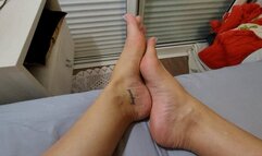 JOI My big and soft soles ond french nails, rarity