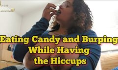 Hiccups While Chewing Gummy Candy With Some Loud Burps 1080