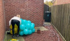 Mass balloon popping