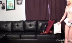 This babe steps on her card for you!