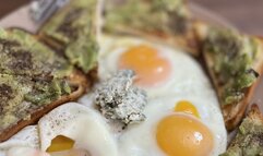 a pregnant woman can't get enough