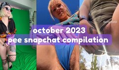 october 2023 pee snapchat compilation