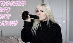 Triggered Into Dick Licking